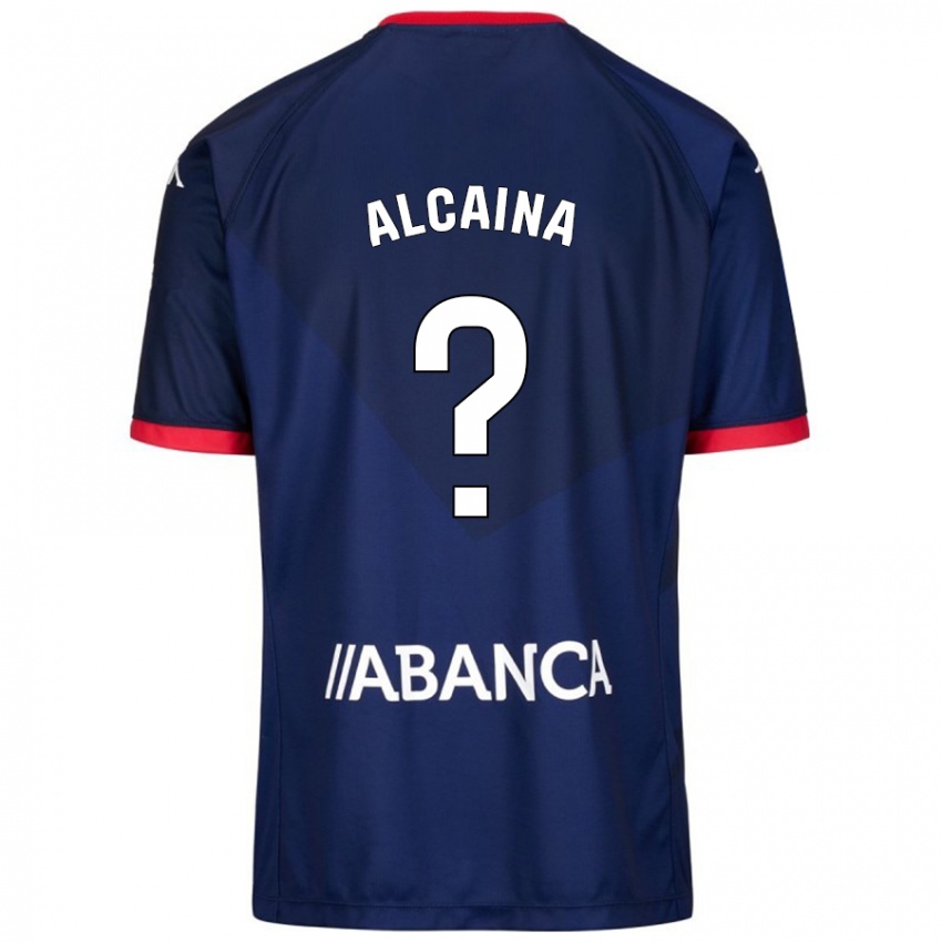 Niño Camiseta Raúl Alcaina #0 Azul Marino 2ª Equipación 2024/25 La Camisa Chile