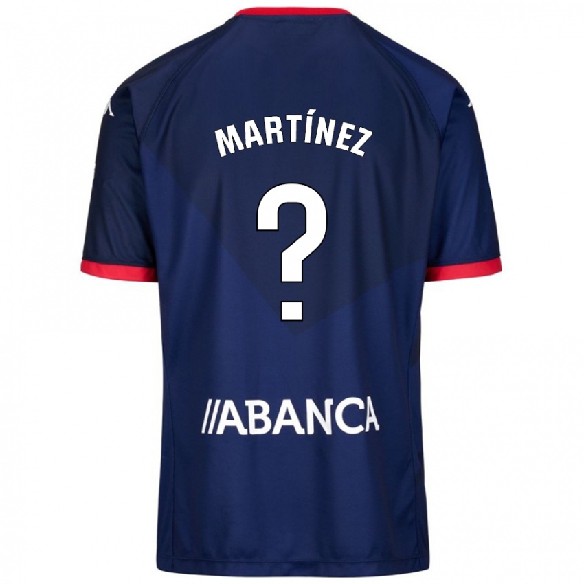 Niño Camiseta Pablo Martínez #4 Azul Marino 2ª Equipación 2024/25 La Camisa Chile