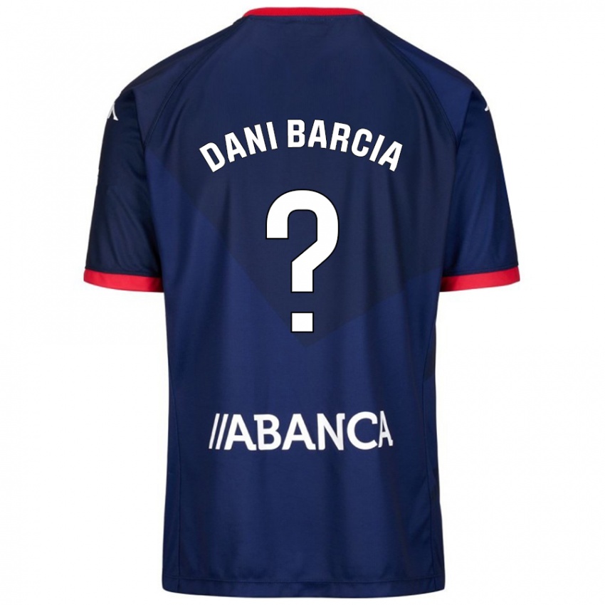 Niño Camiseta Dani Barcia #5 Azul Marino 2ª Equipación 2024/25 La Camisa Chile