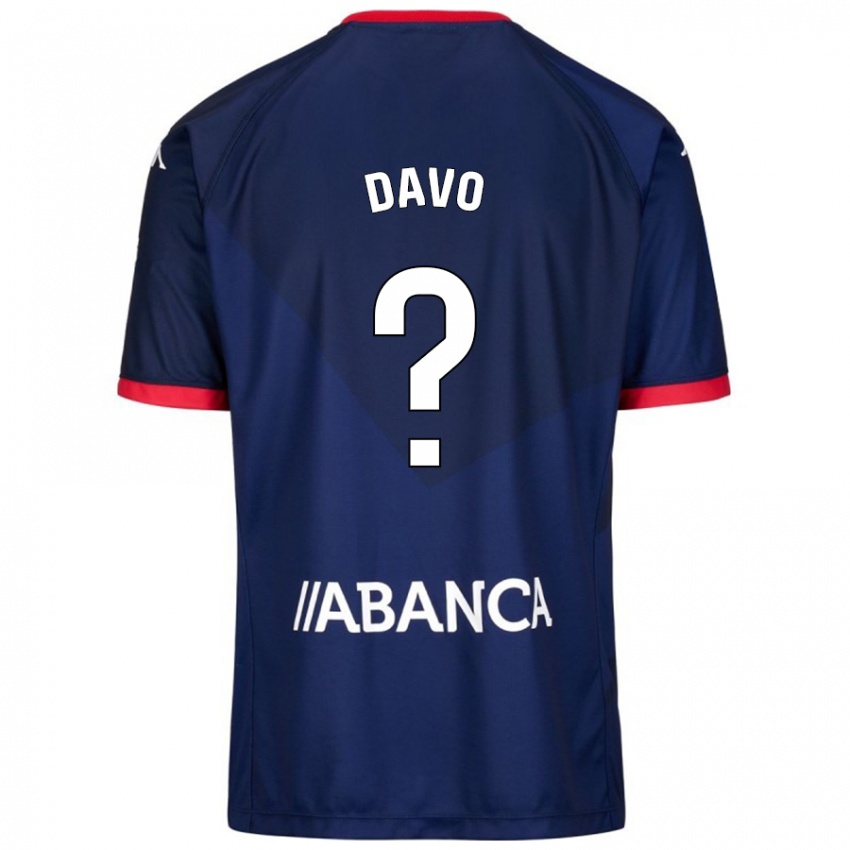 Niño Camiseta Davo #11 Azul Marino 2ª Equipación 2024/25 La Camisa Chile