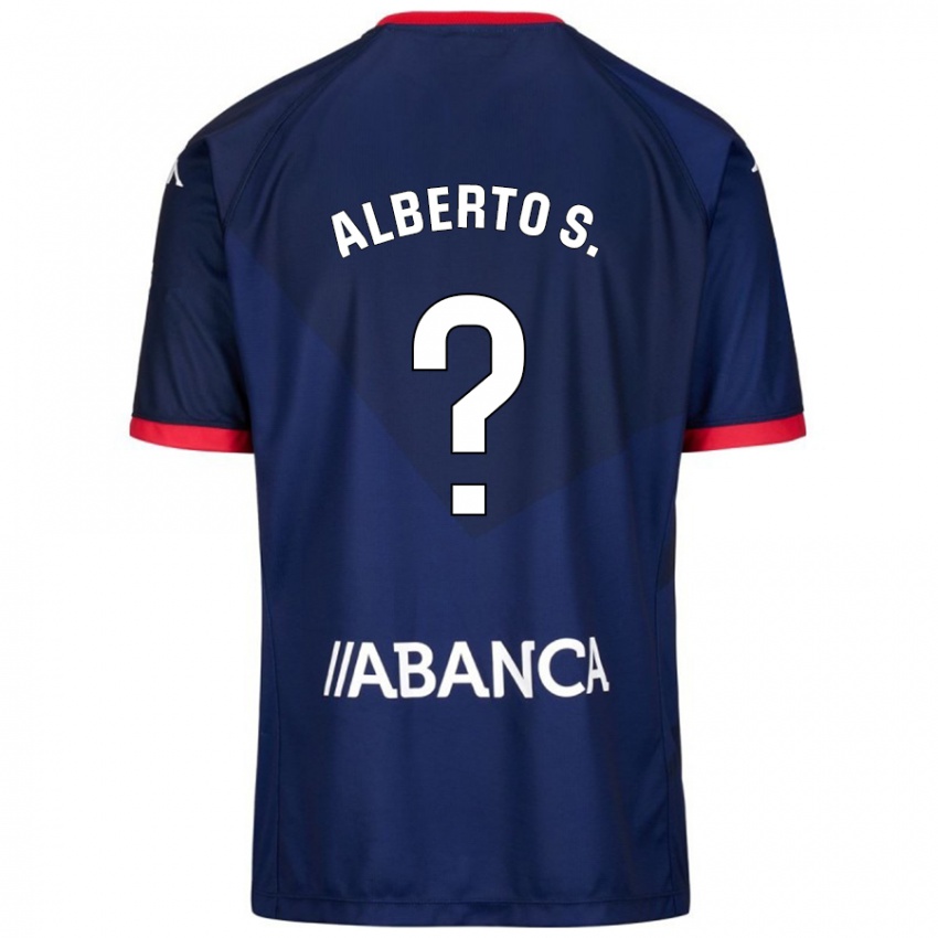 Niño Camiseta Alberto Sánchez #0 Azul Marino 2ª Equipación 2024/25 La Camisa Chile