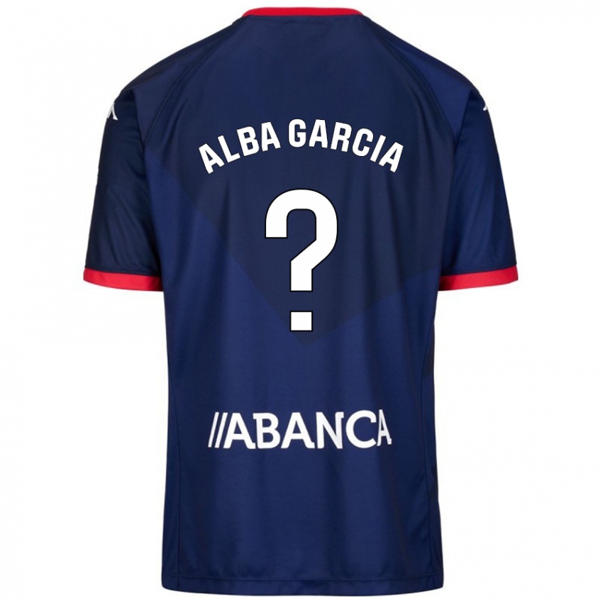 Niño Camiseta Lucía Alba García #13 Azul Marino 2ª Equipación 2024/25 La Camisa Chile