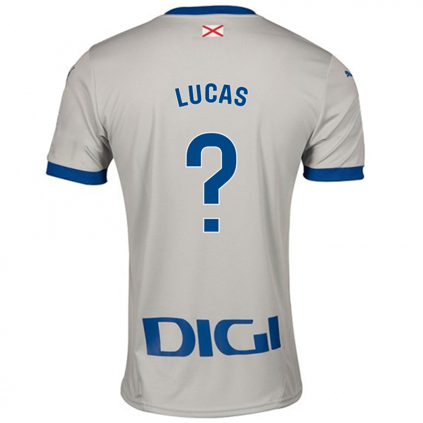 Niño Camiseta Lucas Moura #0 Gris Claro 2ª Equipación 2024/25 La Camisa Chile