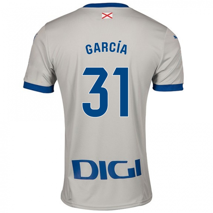 Niño Camiseta Gaizka García #31 Gris Claro 2ª Equipación 2024/25 La Camisa Chile