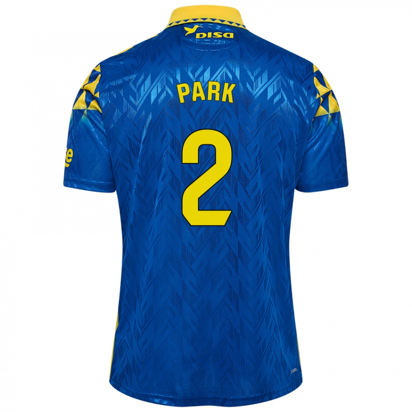 Niño Camiseta Marvin Park #2 Azul Amarillo 2ª Equipación 2024/25 La Camisa Chile