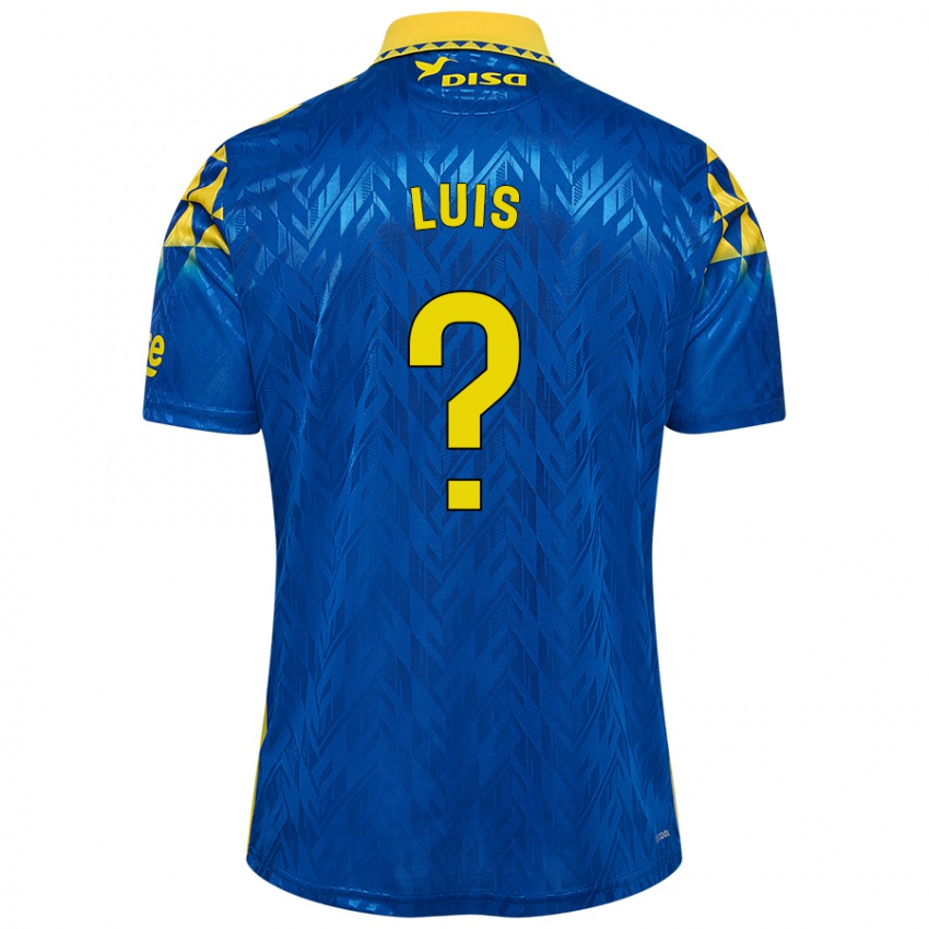 Niño Camiseta Ryan Luis #0 Azul Amarillo 2ª Equipación 2024/25 La Camisa Chile