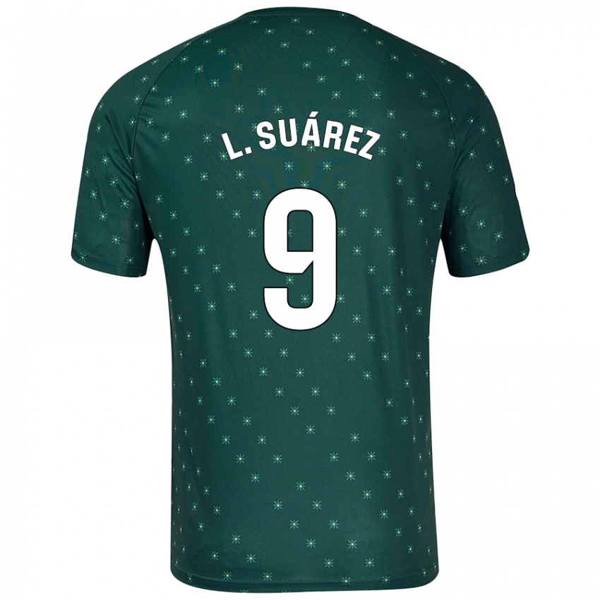 Niño Camiseta Luis Suárez #9 Verde Oscuro 2ª Equipación 2024/25 La Camisa Chile