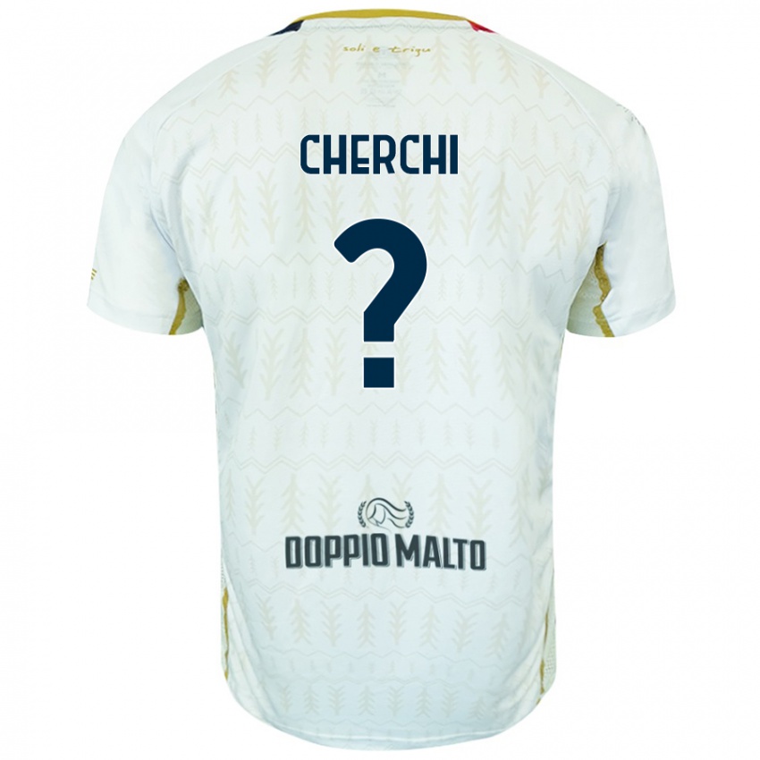 Niño Camiseta Filippo Cherchi #0 Blanco 2ª Equipación 2024/25 La Camisa Chile