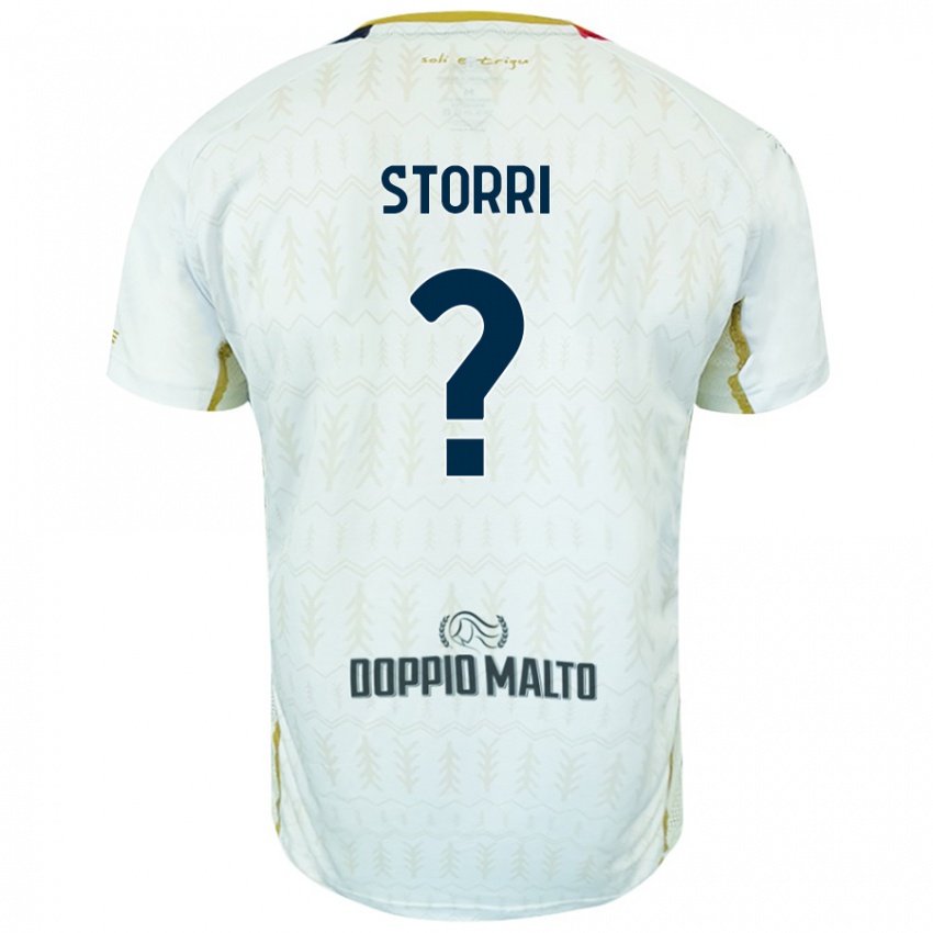 Niño Camiseta Leonardo Storri #0 Blanco 2ª Equipación 2024/25 La Camisa Chile