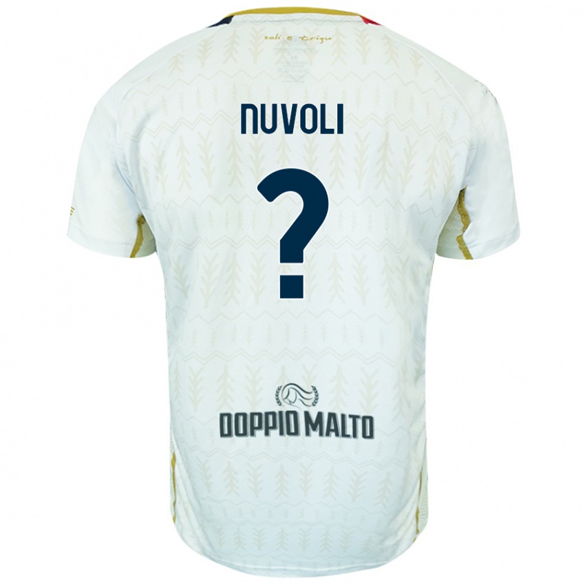 Niño Camiseta Matteo Nuvoli #0 Blanco 2ª Equipación 2024/25 La Camisa Chile