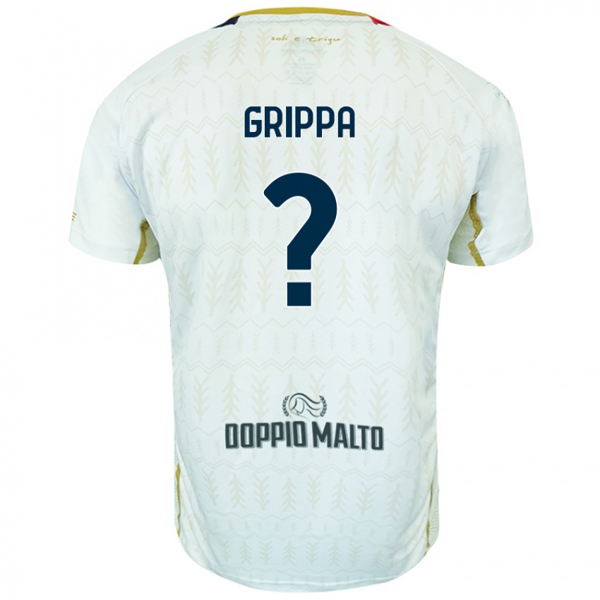 Niño Camiseta Giosuè Grippa #0 Blanco 2ª Equipación 2024/25 La Camisa Chile