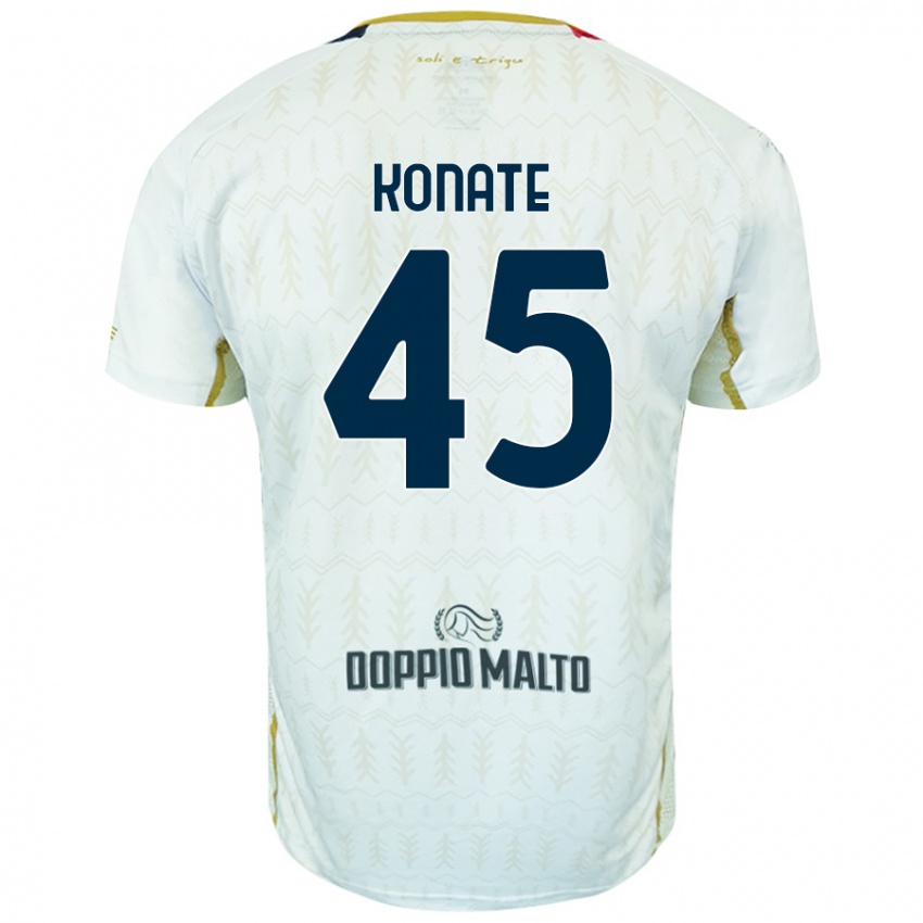 Niño Camiseta Ismael Konate #45 Blanco 2ª Equipación 2024/25 La Camisa Chile