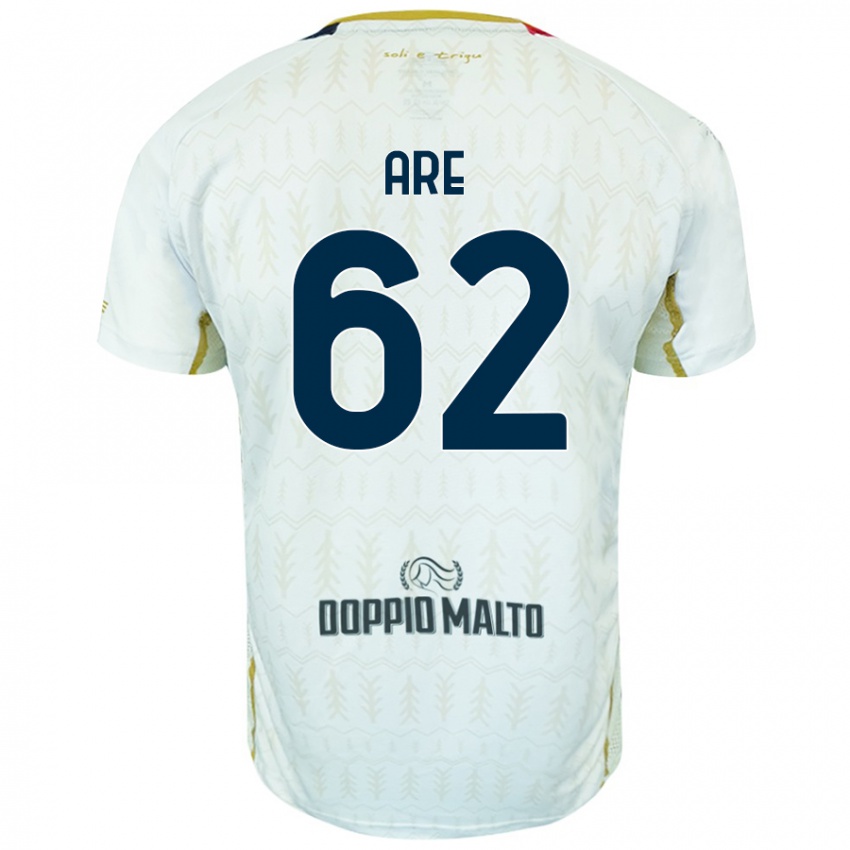 Niño Camiseta Emmanuele Are #62 Blanco 2ª Equipación 2024/25 La Camisa Chile