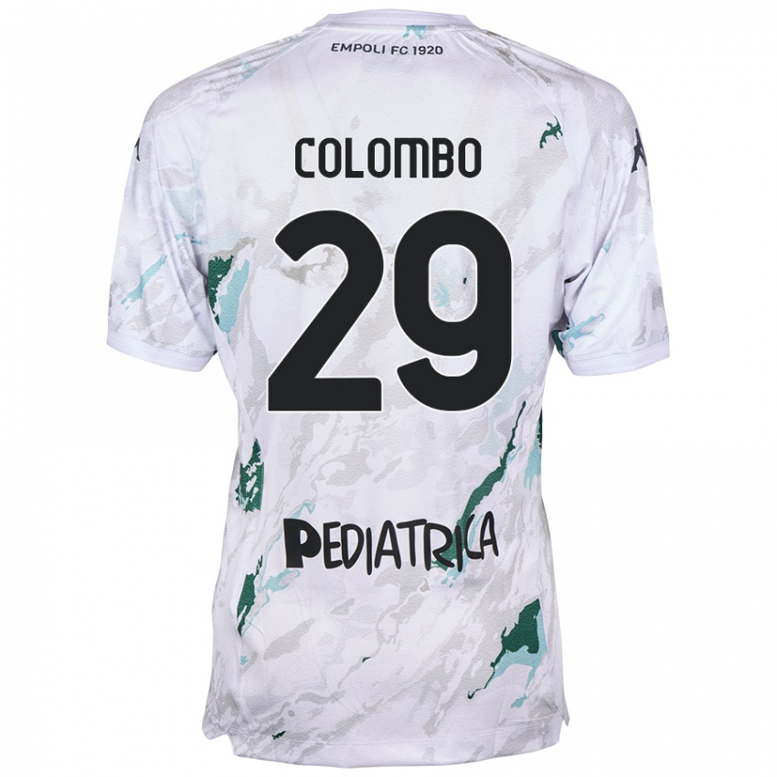 Niño Camiseta Lorenzo Colombo #29 Gris 2ª Equipación 2024/25 La Camisa Chile