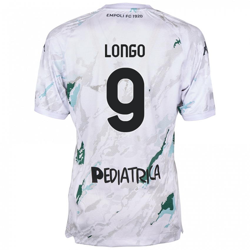 Niño Camiseta Mattia Longo #9 Gris 2ª Equipación 2024/25 La Camisa Chile