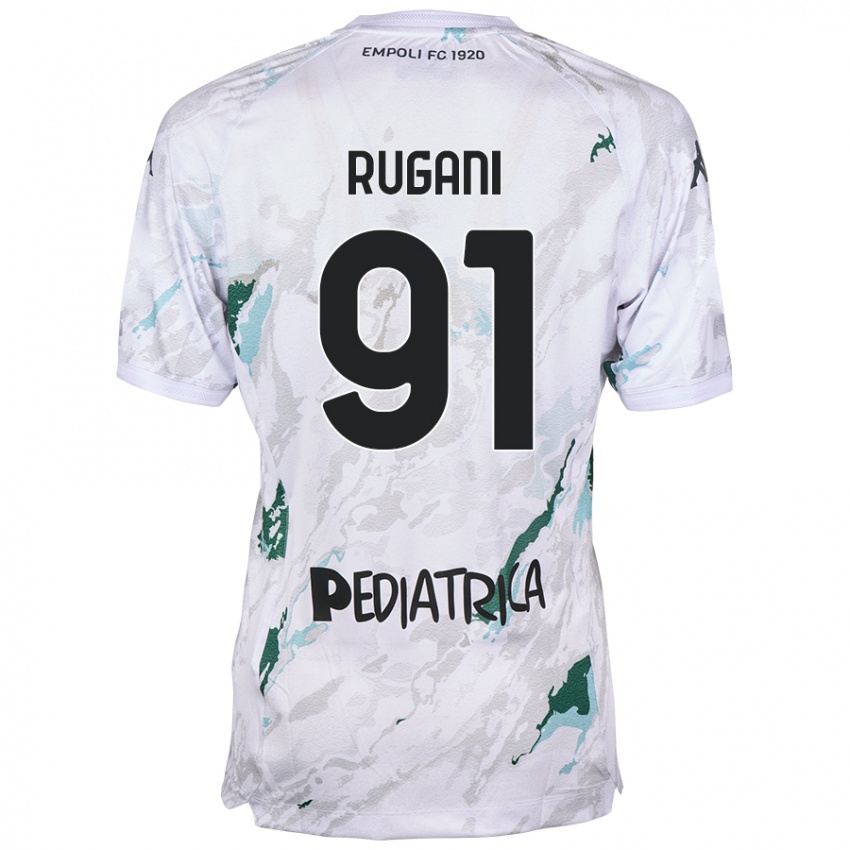 Niño Camiseta Tommaso Rugani #91 Gris 2ª Equipación 2024/25 La Camisa Chile