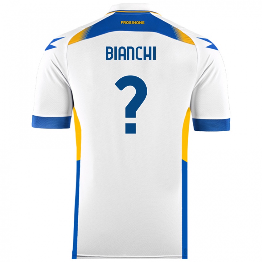 Niño Camiseta Cristian Bianchi #0 Blanco 2ª Equipación 2024/25 La Camisa Chile