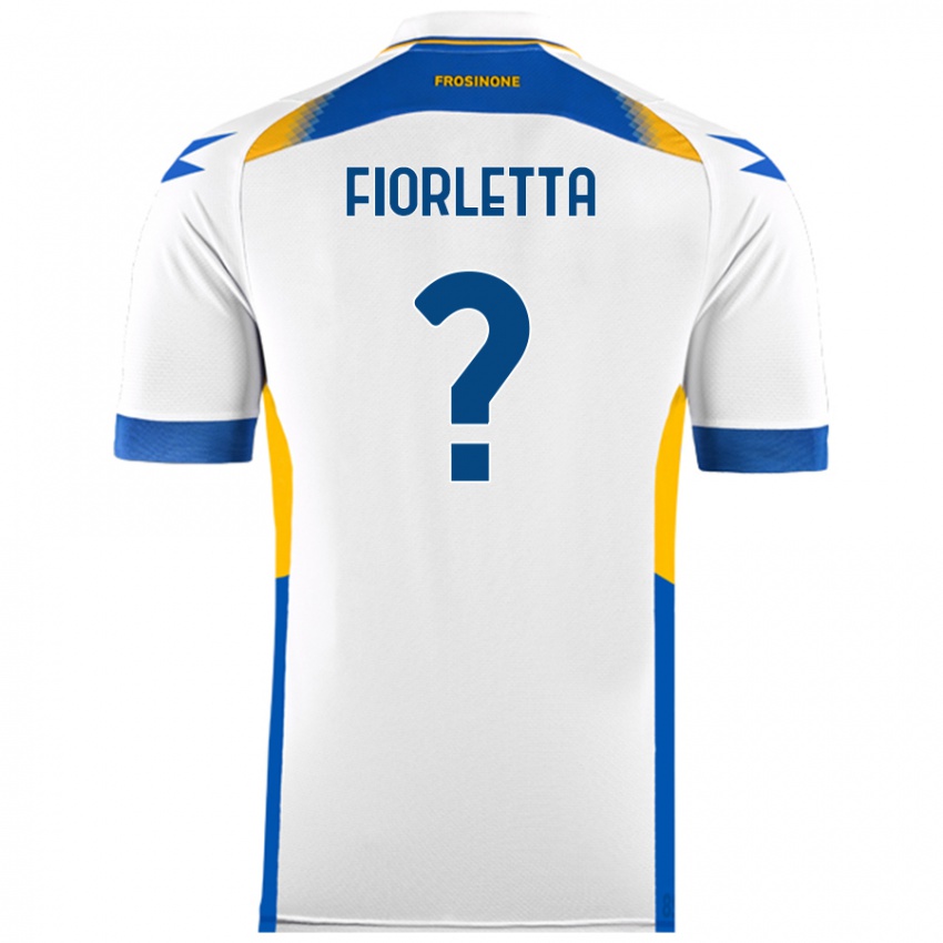 Niño Camiseta Gianmarco Fiorletta #0 Blanco 2ª Equipación 2024/25 La Camisa Chile