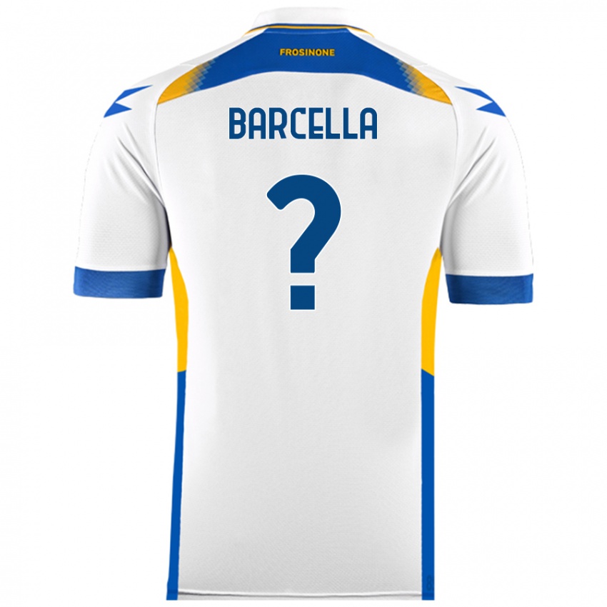 Niño Camiseta Kevin Barcella #0 Blanco 2ª Equipación 2024/25 La Camisa Chile