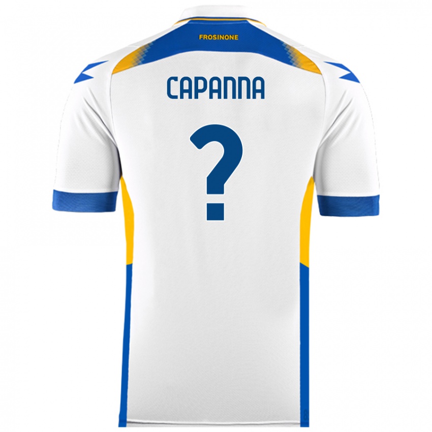 Niño Camiseta Tommaso Capanna #0 Blanco 2ª Equipación 2024/25 La Camisa Chile