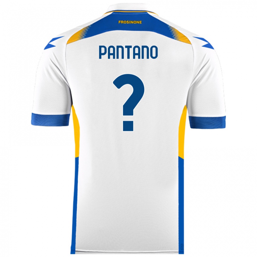 Niño Camiseta Christian Pantano #0 Blanco 2ª Equipación 2024/25 La Camisa Chile