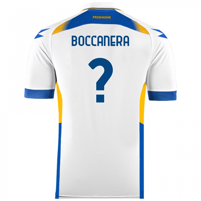 Niño Camiseta Alessio Boccanera #0 Blanco 2ª Equipación 2024/25 La Camisa Chile