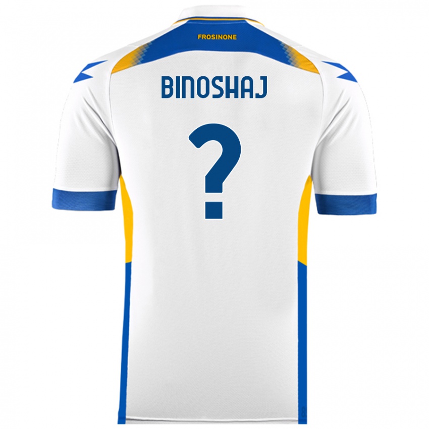 Niño Camiseta Samuele Binoshaj #0 Blanco 2ª Equipación 2024/25 La Camisa Chile