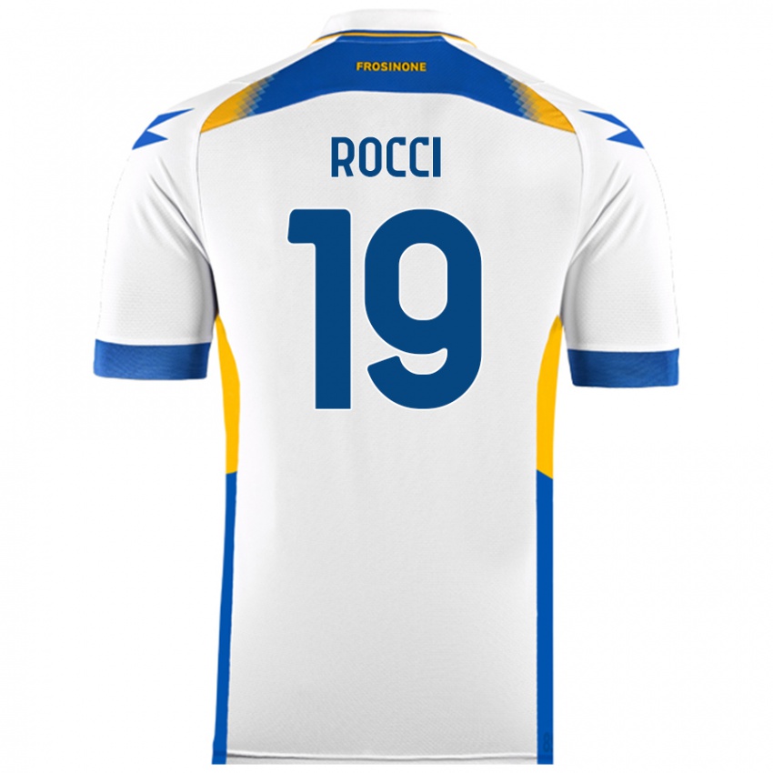 Niño Camiseta Valerio Rocci #19 Blanco 2ª Equipación 2024/25 La Camisa Chile