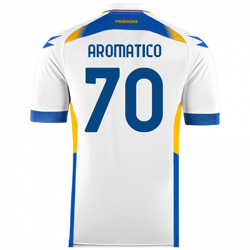 Niño Camiseta Raul Aromatico #70 Blanco 2ª Equipación 2024/25 La Camisa Chile