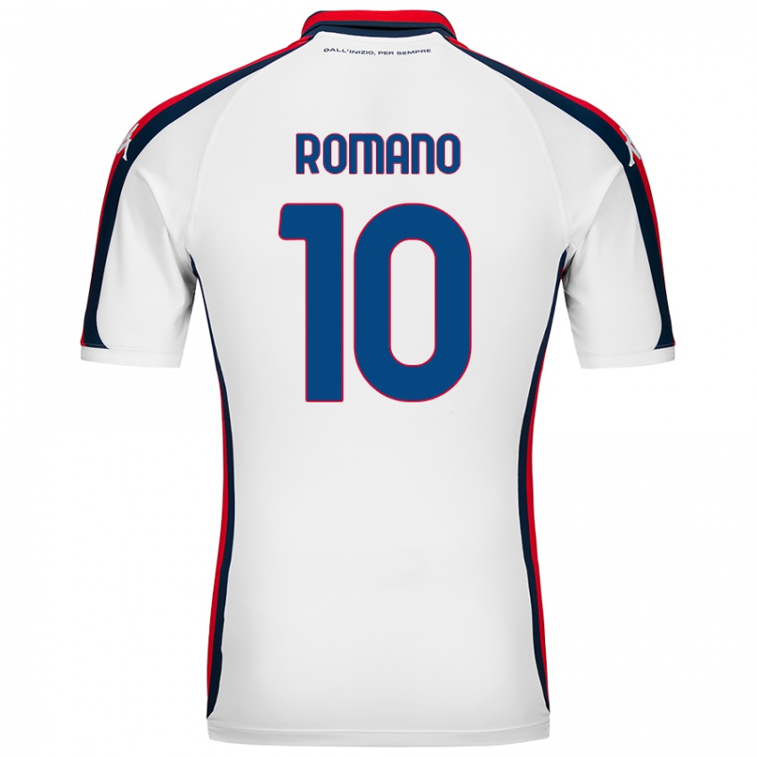 Niño Camiseta Marco Romano #10 Blanco 2ª Equipación 2024/25 La Camisa Chile