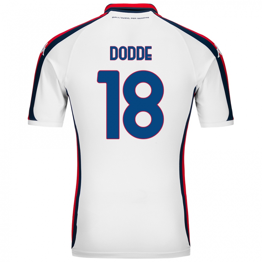 Niño Camiseta Filippo Dodde #18 Blanco 2ª Equipación 2024/25 La Camisa Chile