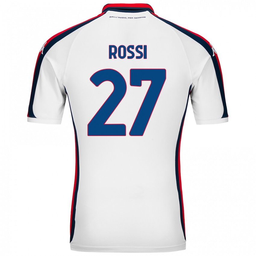 Niño Camiseta Lucrezia Rossi #27 Blanco 2ª Equipación 2024/25 La Camisa Chile