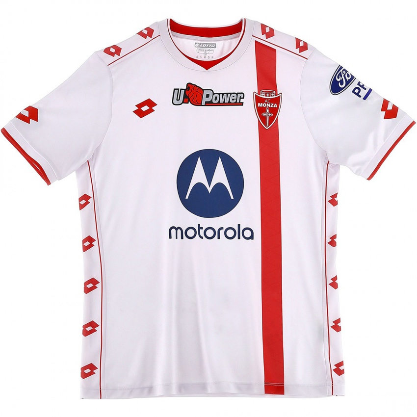 Niño Camiseta Andrea Carboni #44 Blanco Rojo 2ª Equipación 2024/25 La Camisa Chile