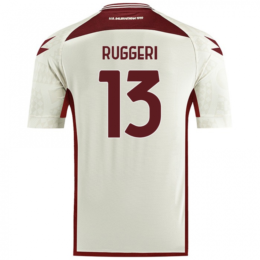 Niño Camiseta Fabio Ruggeri #13 Color Crema 2ª Equipación 2024/25 La Camisa Chile