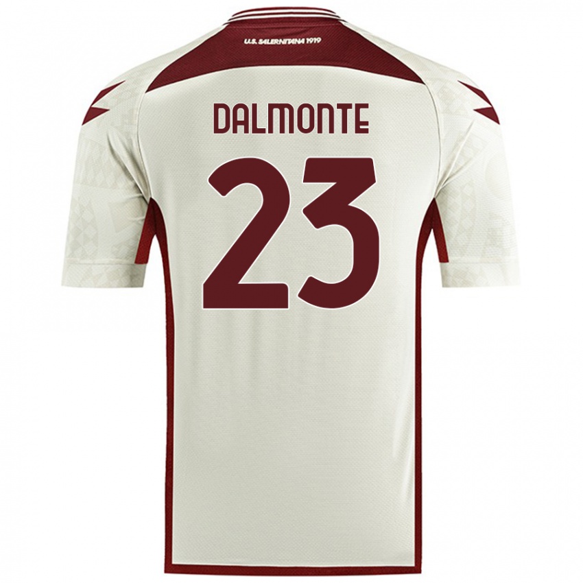 Niño Camiseta Nicola Dalmonte #23 Color Crema 2ª Equipación 2024/25 La Camisa Chile