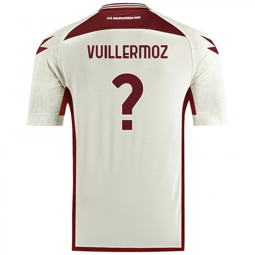 Niño Camiseta Joshua Vuillermoz #0 Color Crema 2ª Equipación 2024/25 La Camisa Chile