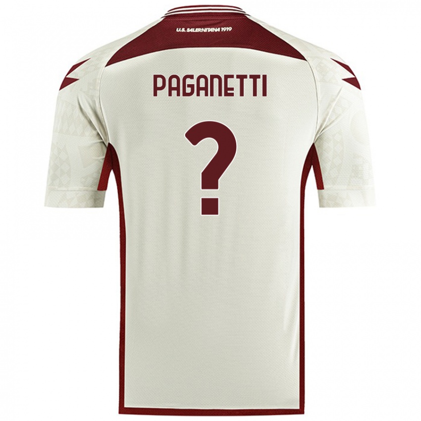 Niño Camiseta Giacomo Paganetti #0 Color Crema 2ª Equipación 2024/25 La Camisa Chile