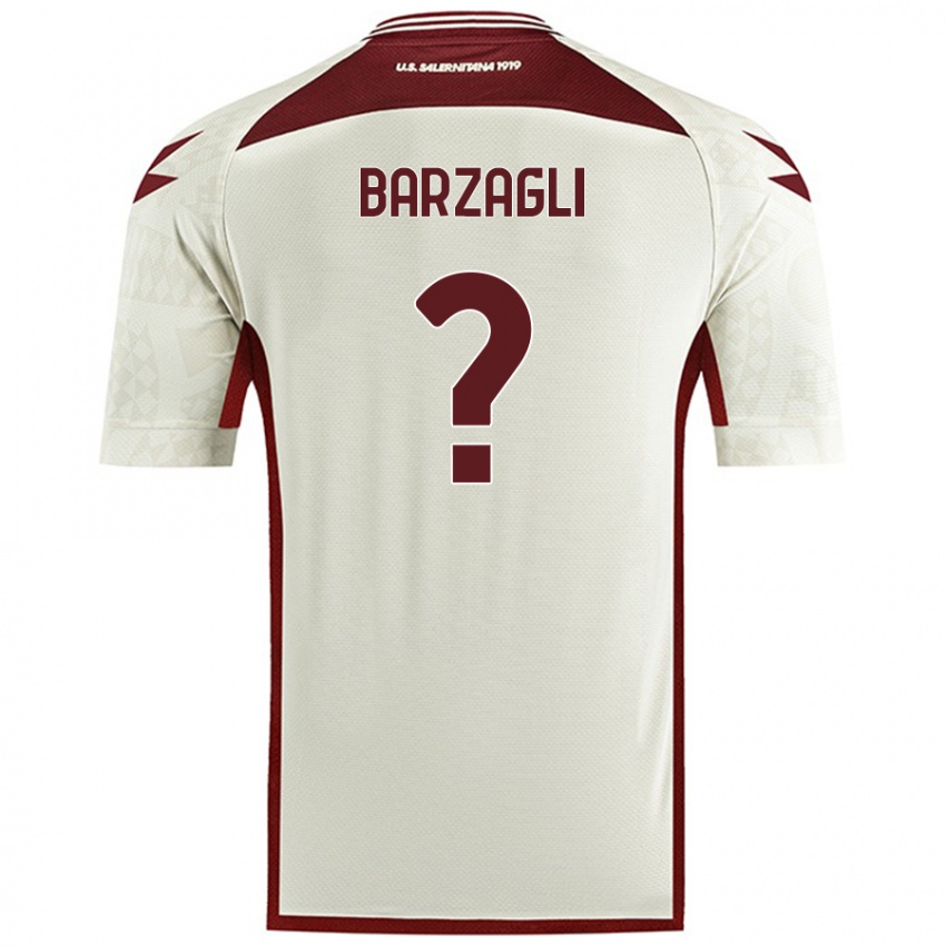 Niño Camiseta Gabriele Barzagli #0 Color Crema 2ª Equipación 2024/25 La Camisa Chile