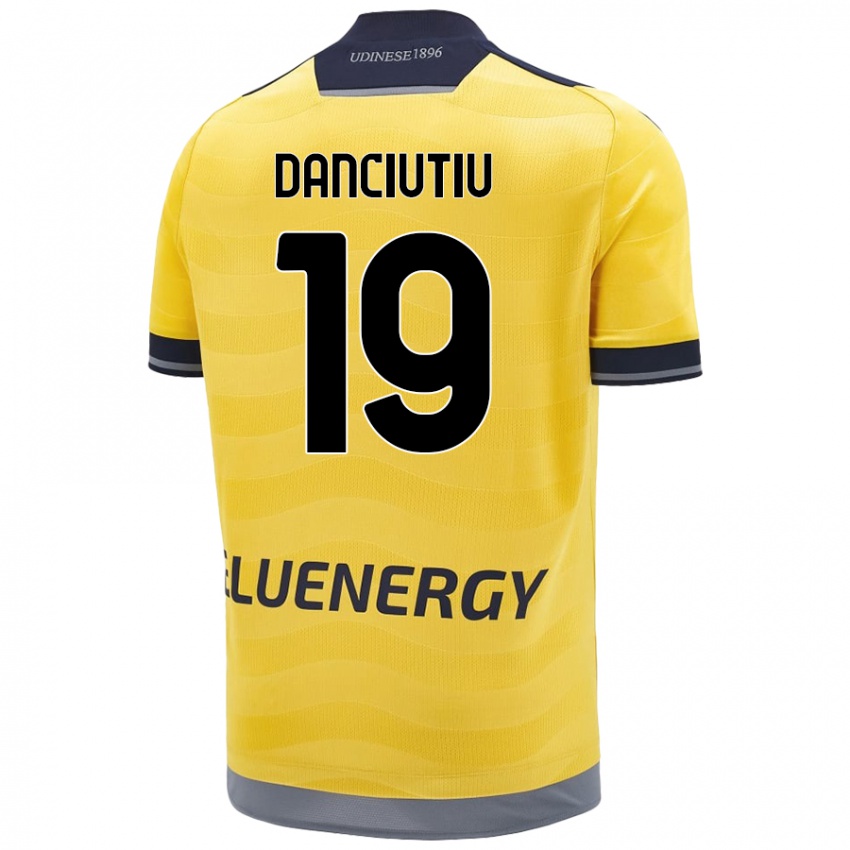 Niño Camiseta Vlad Danciuțiu #19 Dorado 2ª Equipación 2024/25 La Camisa Chile