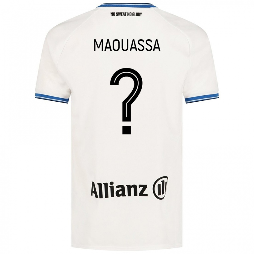 Niño Camiseta Faitout Maouassa #0 Blanco 2ª Equipación 2024/25 La Camisa Chile