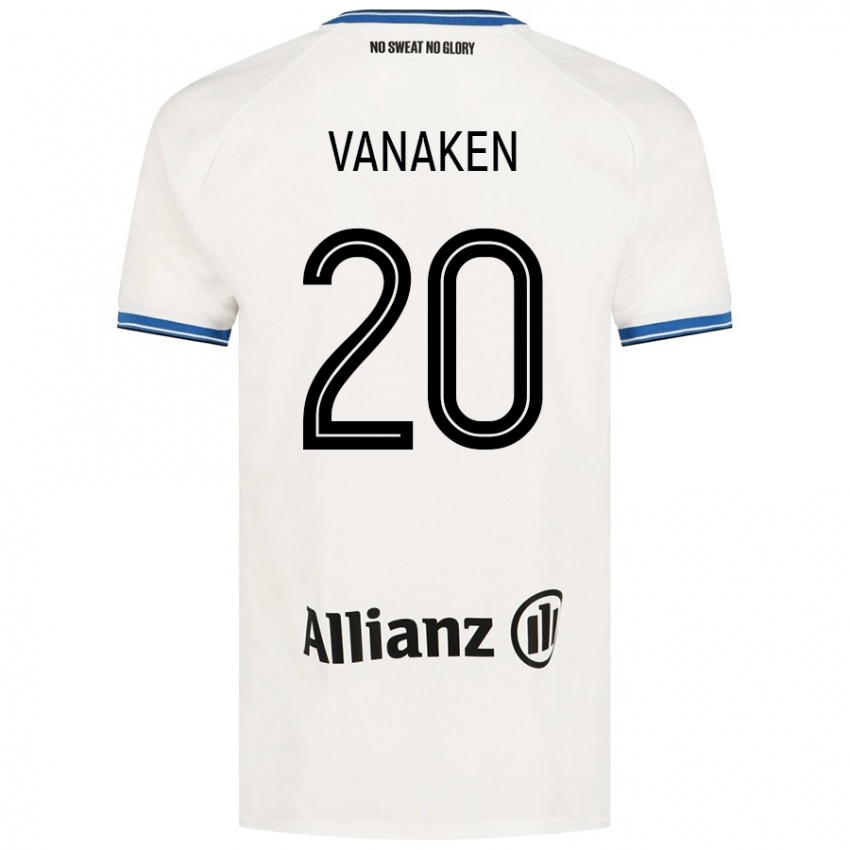 Niño Camiseta Hans Vanaken #20 Blanco 2ª Equipación 2024/25 La Camisa Chile