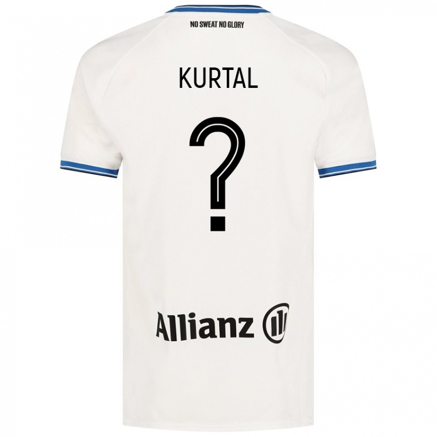 Niño Camiseta Utku Kurtal #0 Blanco 2ª Equipación 2024/25 La Camisa Chile