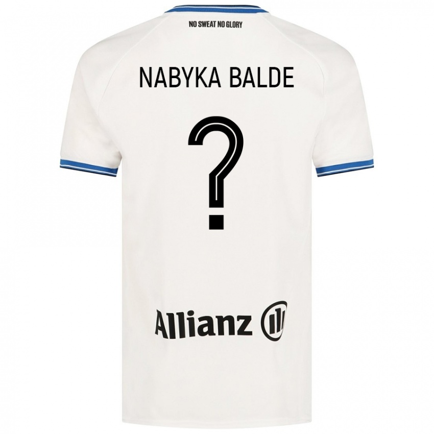 Niño Camiseta Mamadou Nabyka Balde #0 Blanco 2ª Equipación 2024/25 La Camisa Chile