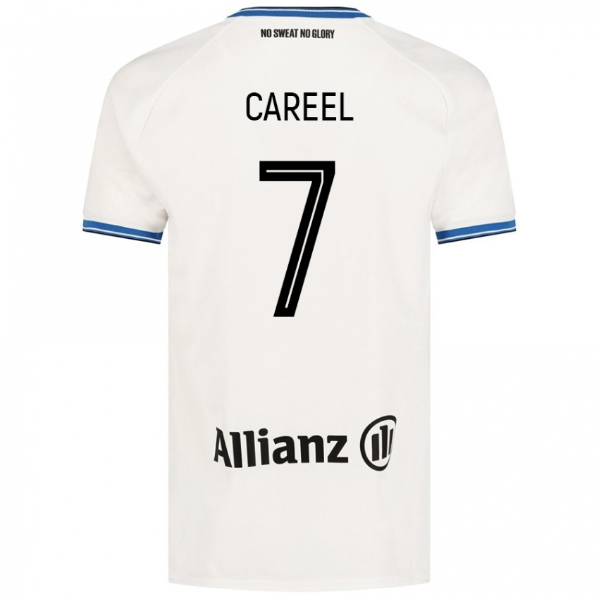 Niño Camiseta Oona Careel #7 Blanco 2ª Equipación 2024/25 La Camisa Chile