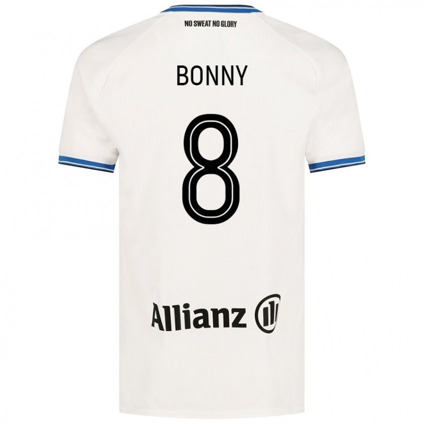 Niño Camiseta Chionne Bonny #8 Blanco 2ª Equipación 2024/25 La Camisa Chile