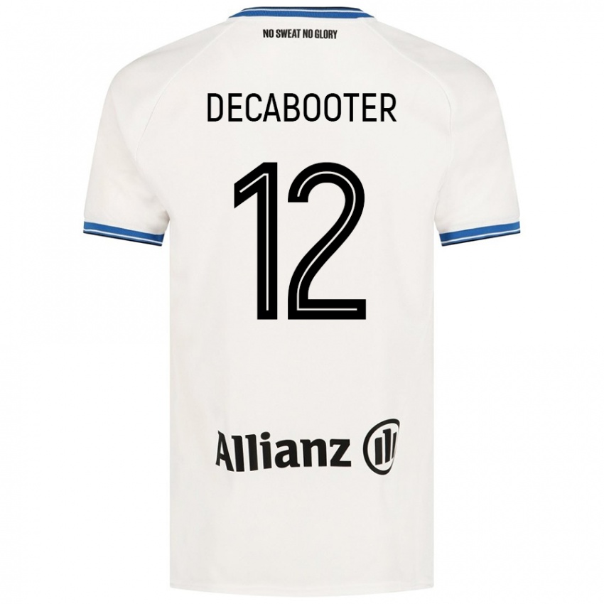 Niño Camiseta Marith Decabooter #12 Blanco 2ª Equipación 2024/25 La Camisa Chile