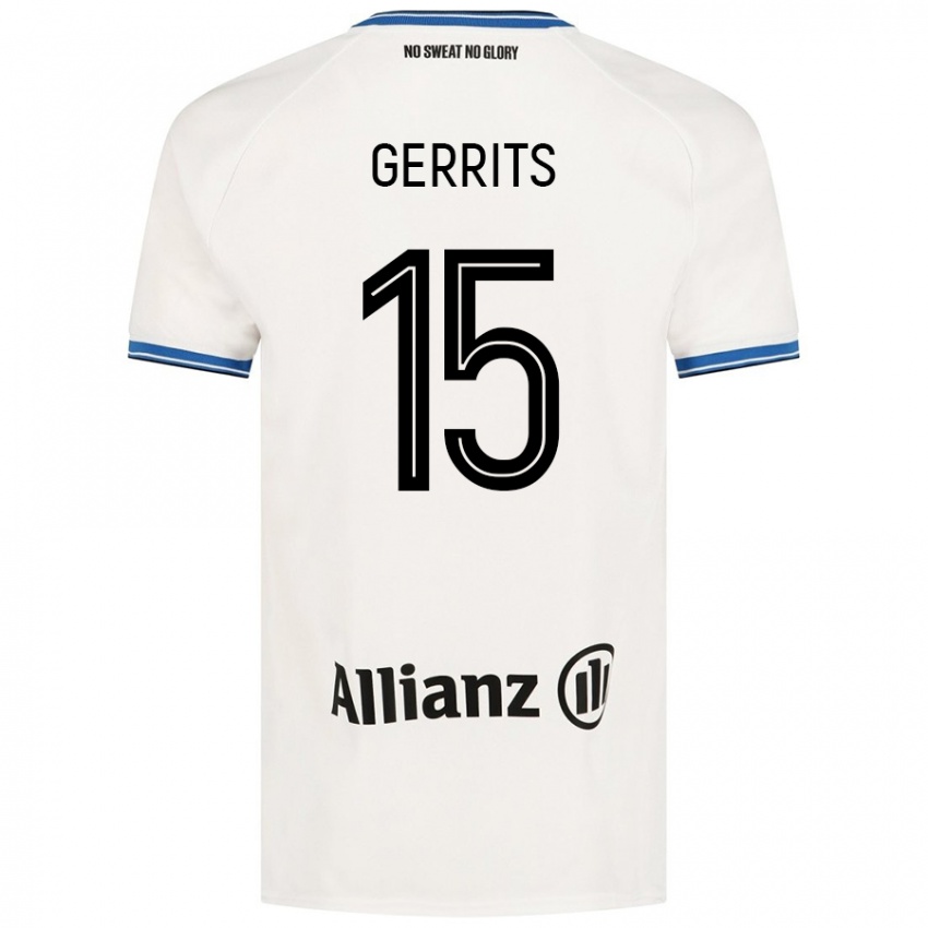 Niño Camiseta Melanie Gerrits #15 Blanco 2ª Equipación 2024/25 La Camisa Chile