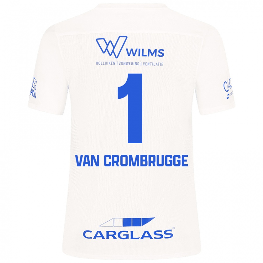 Niño Camiseta Hendrik Van Crombrugge #1 Blanco 2ª Equipación 2024/25 La Camisa Chile