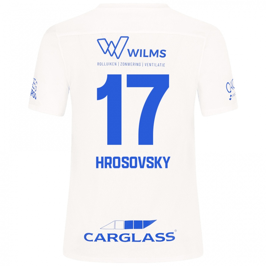 Niño Camiseta Patrik Hrosovsky #17 Blanco 2ª Equipación 2024/25 La Camisa Chile