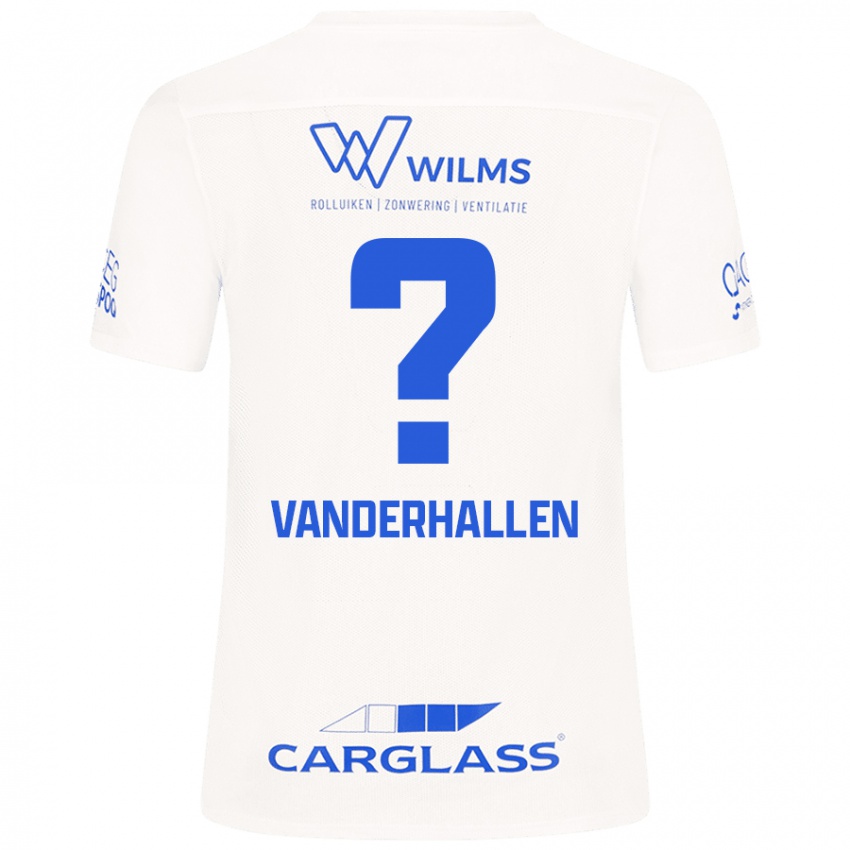 Niño Camiseta Yari Vanderhallen #0 Blanco 2ª Equipación 2024/25 La Camisa Chile